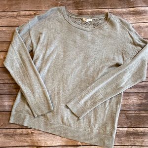 Maurices Heathered Gray Light Weight Sweater